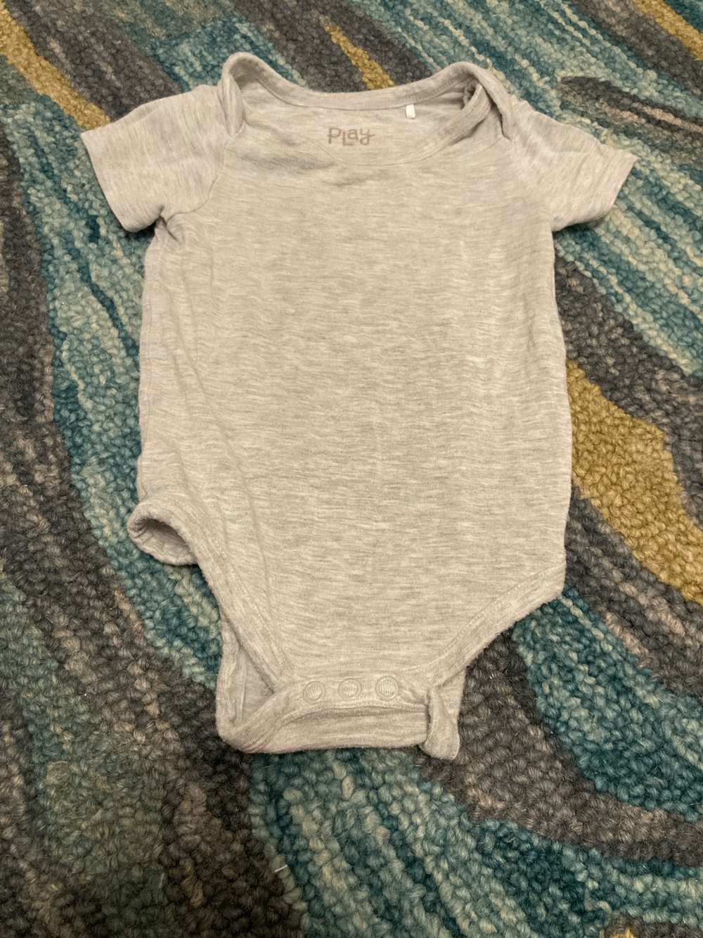 Little Sleepies Bodysuit Gray Short-Sleeve One-Piece Bodysuit 6 to 12 months